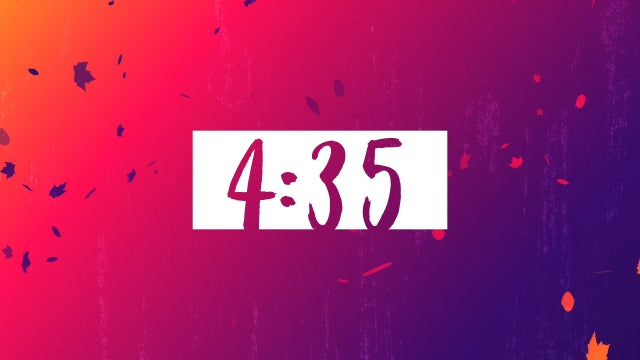 Gradient Leaves Countdown