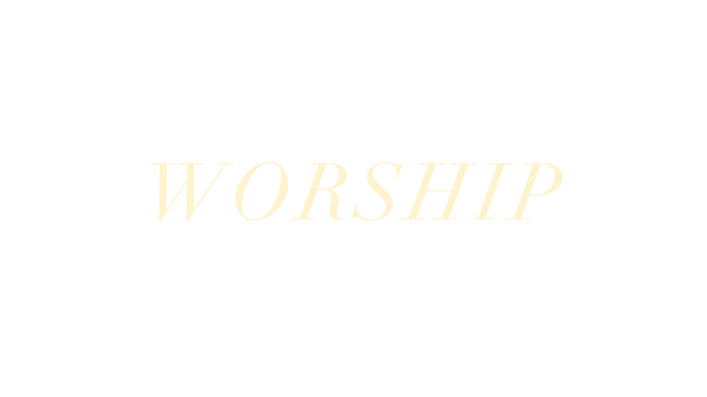 Thanksgiving Table Worship