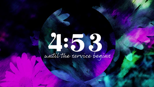 Painted Flowers Countdown