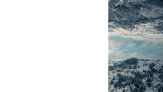 Glorious Winter Lower Third Right Blank