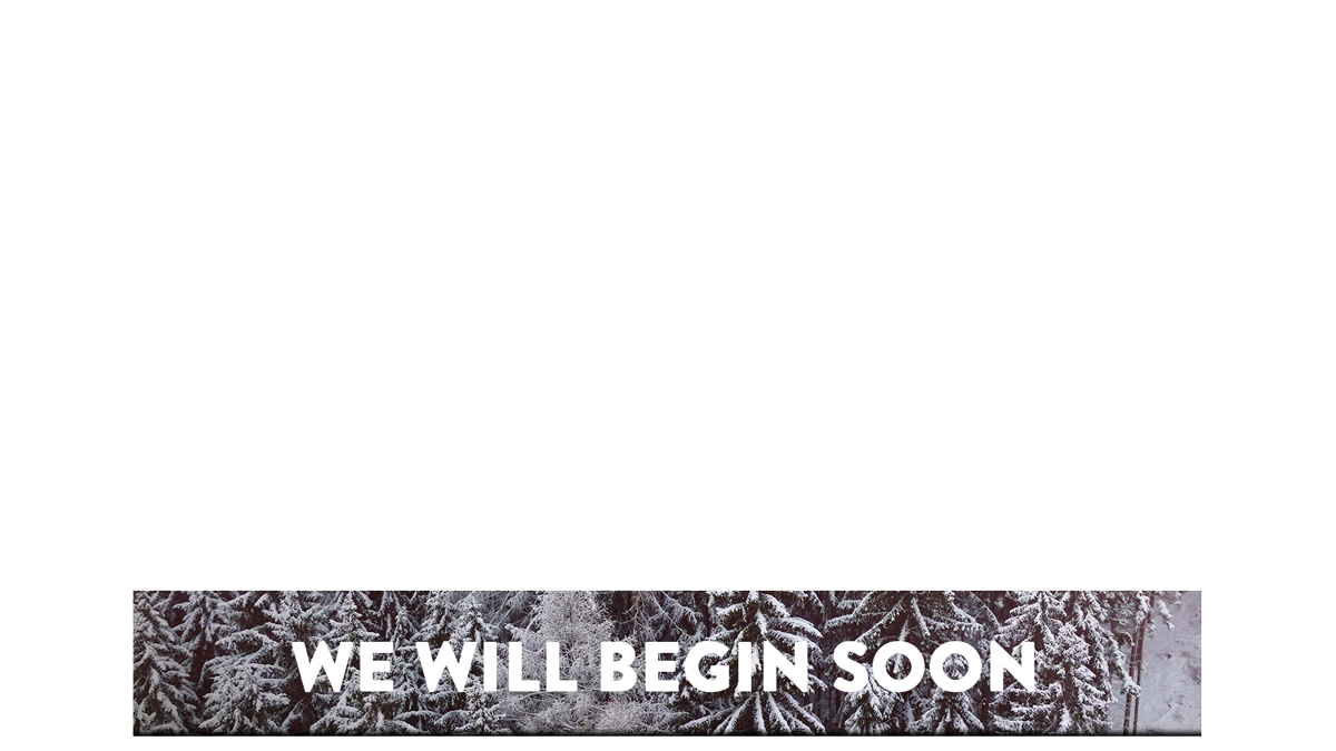 Retro Winter Lower Third We Will Begin Soon Transparency