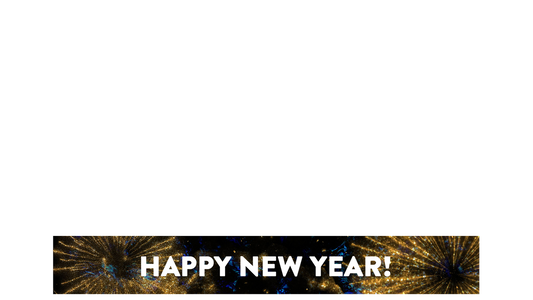 Sparkle Lower Third Happy New Year Transparency