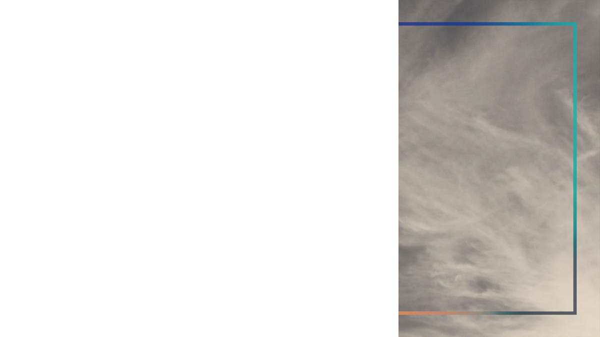 Dream Clouds Lower Third Right Blank Transparency