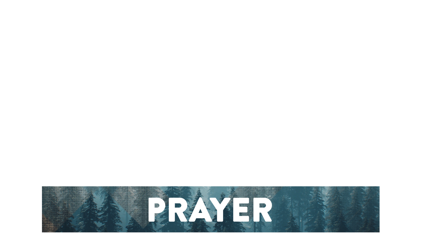 Rustic Christmas Lower Third Prayer