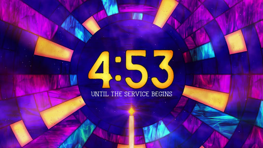 Stained Glass Christmas Advent Countdown