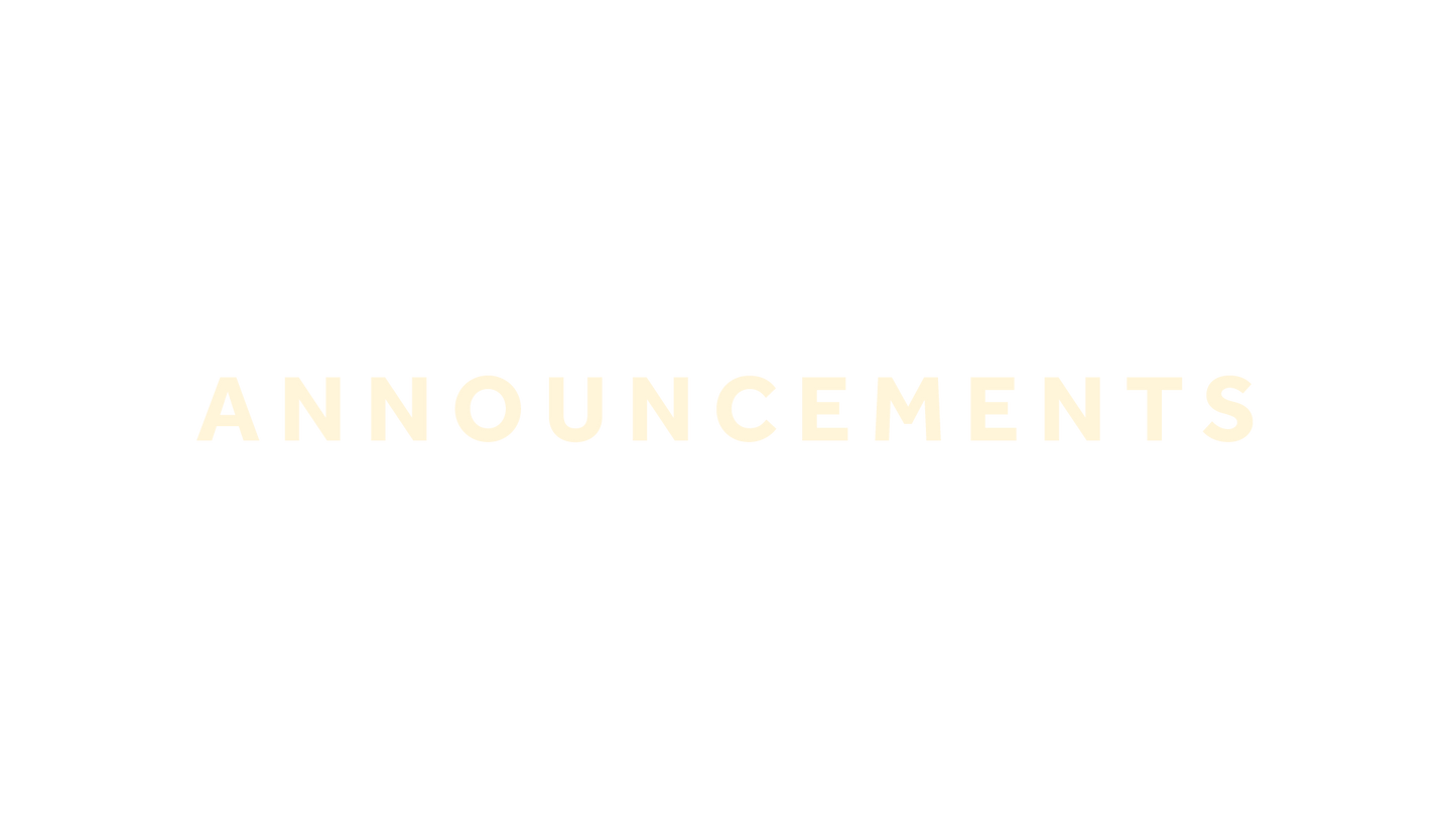 Christmas Elegance Announcements