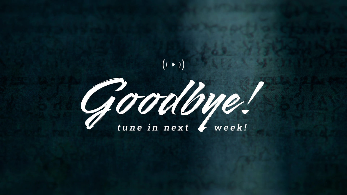 Ancient Words Exit Stream