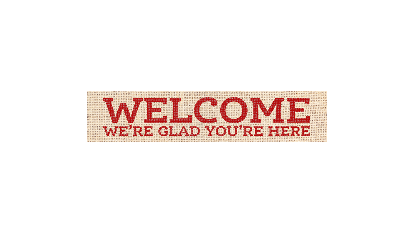 Rustic Christmas Welcome