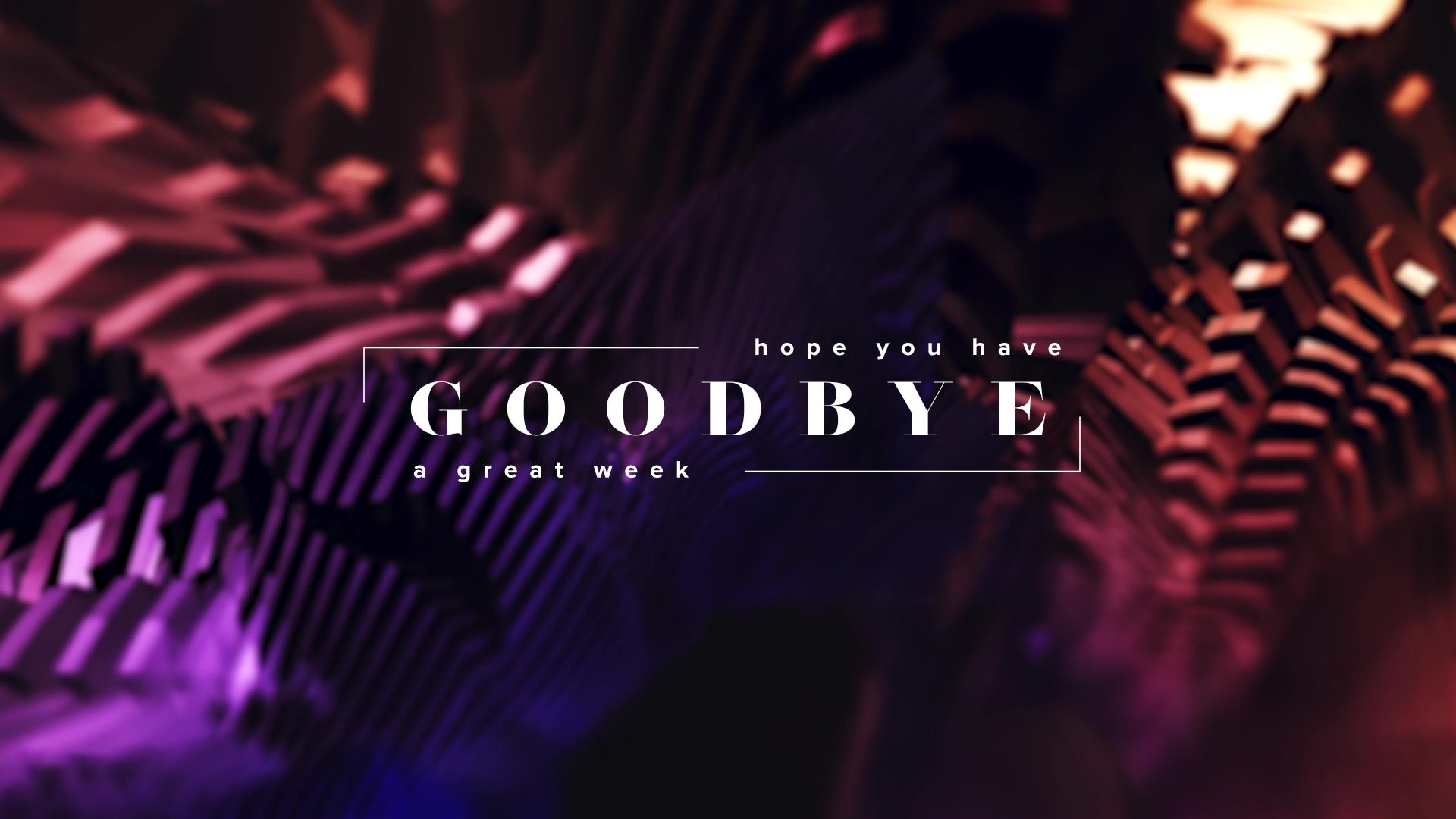 The Works Goodbye Motion | Shift Worship