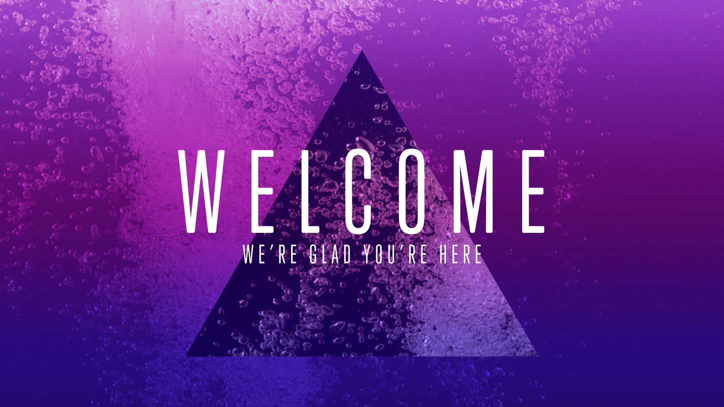 Neon Water Welcome