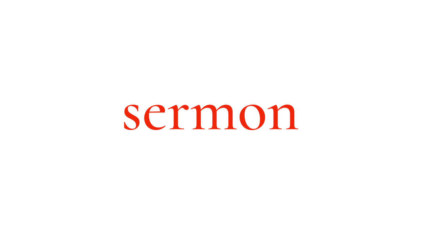 Horizon Crosses Sermon
