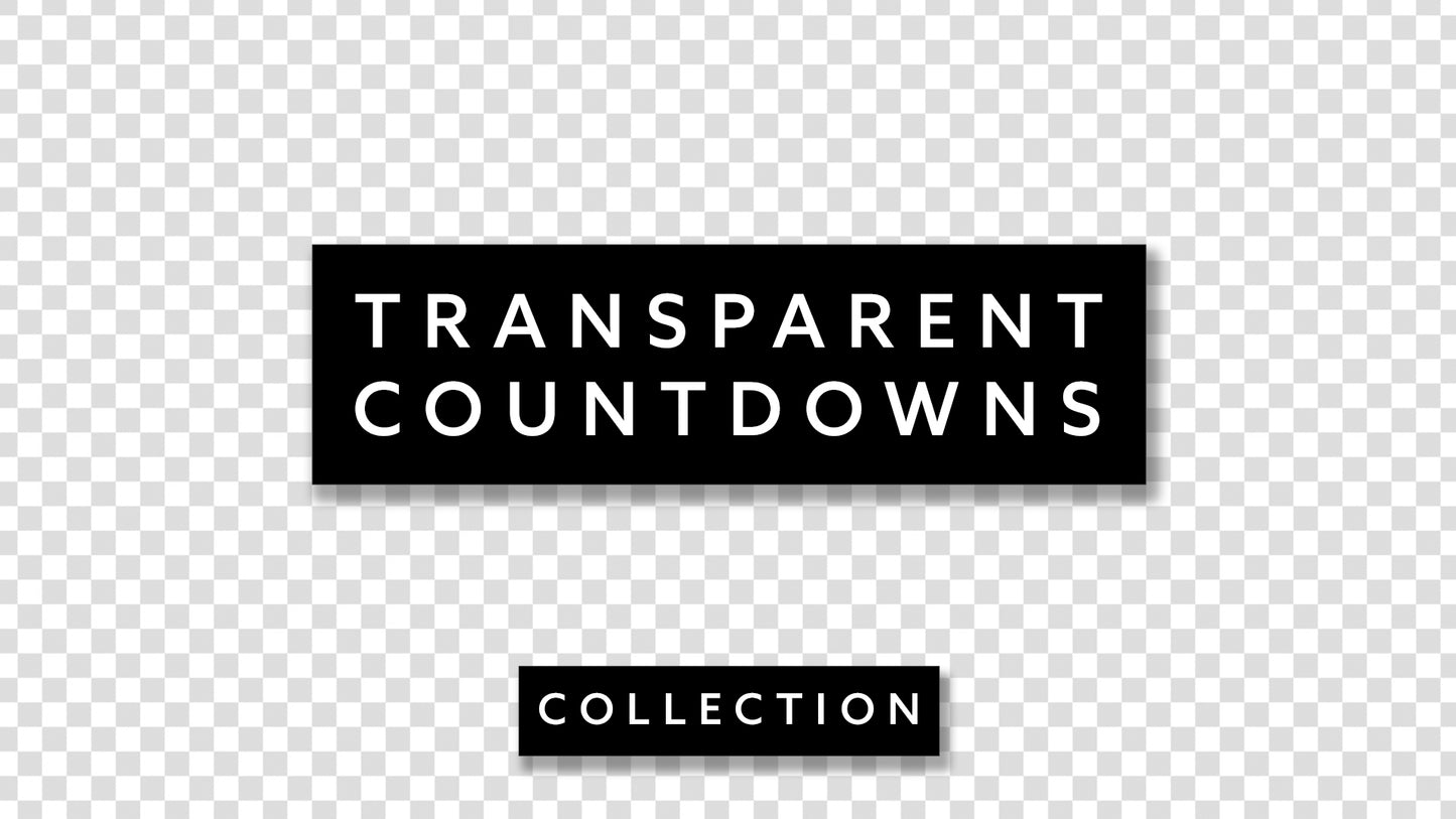 Transparent Countdowns