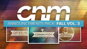 Autumn Praise Announcements