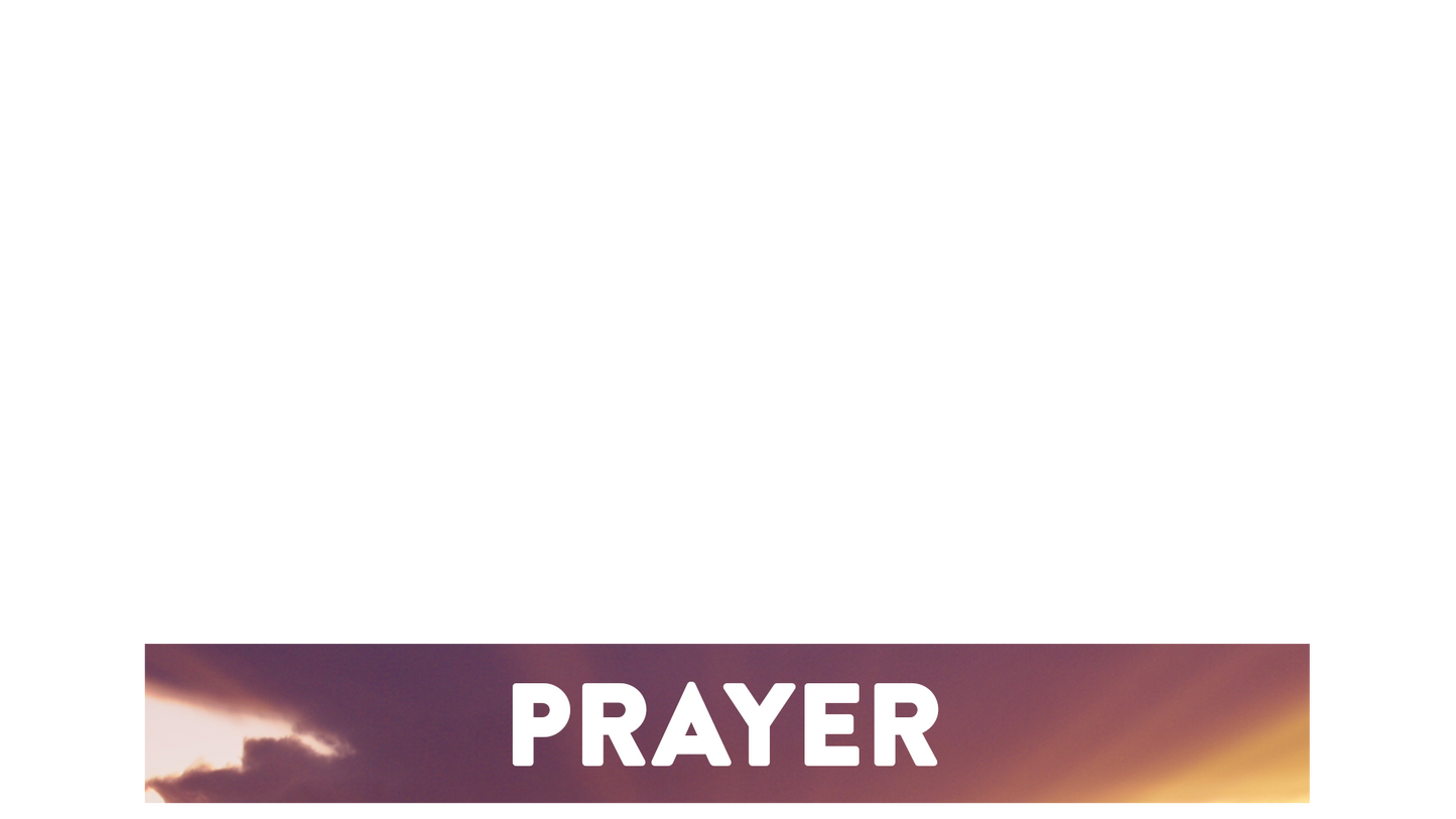 Spring Nature Lower Third Prayer