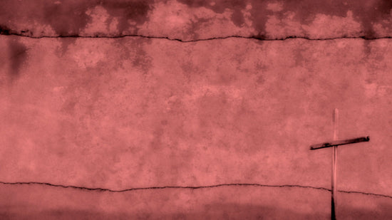 Red Texture Cross Motion | Shift Worship
