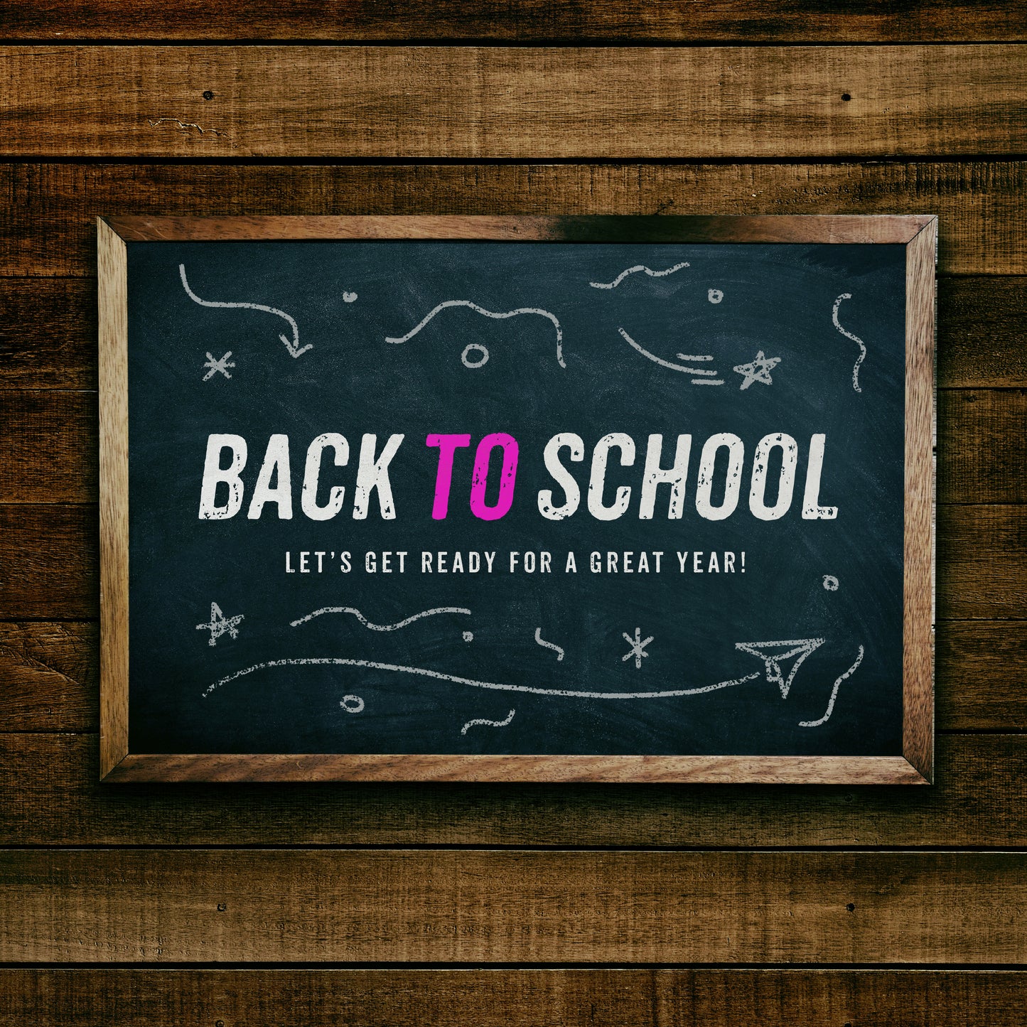 Back to School Chalkboard