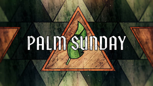 Holy Week Glass Palm Sunday