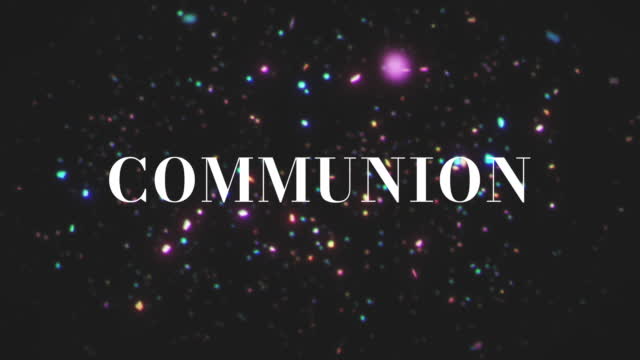 Glitterific New Year Communion