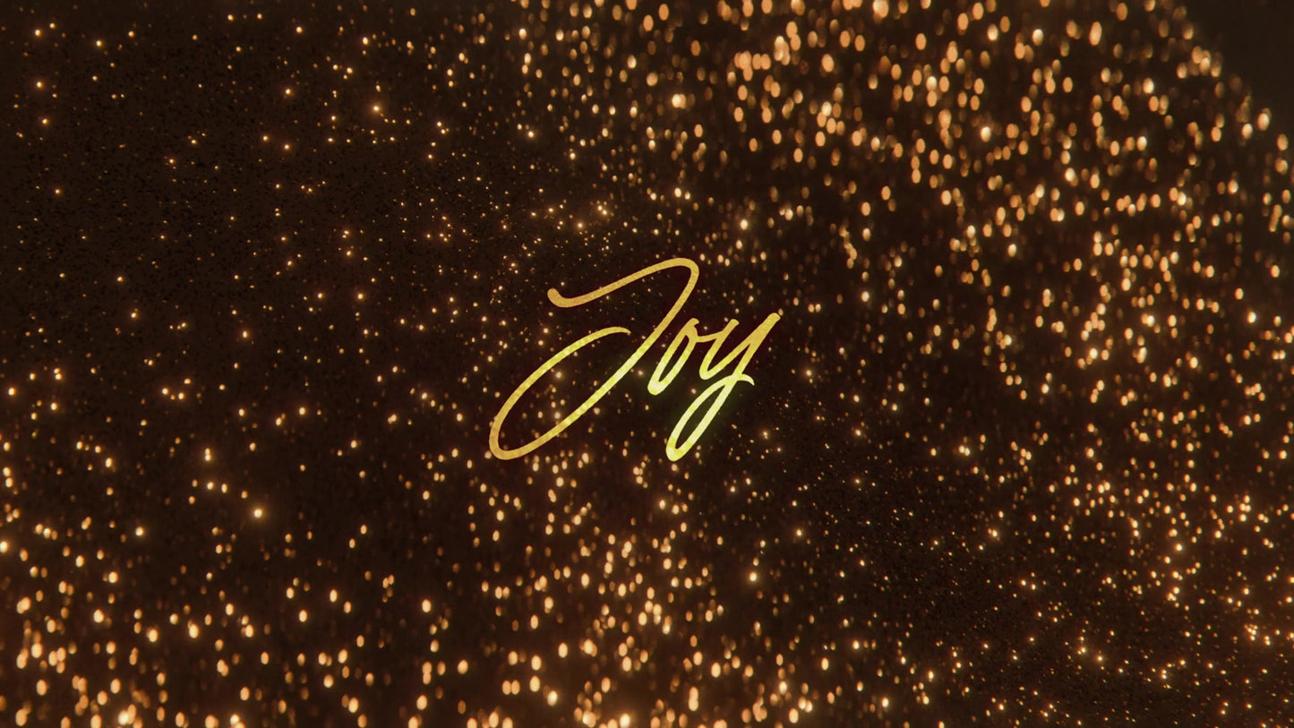 Glitter Echoes Joy