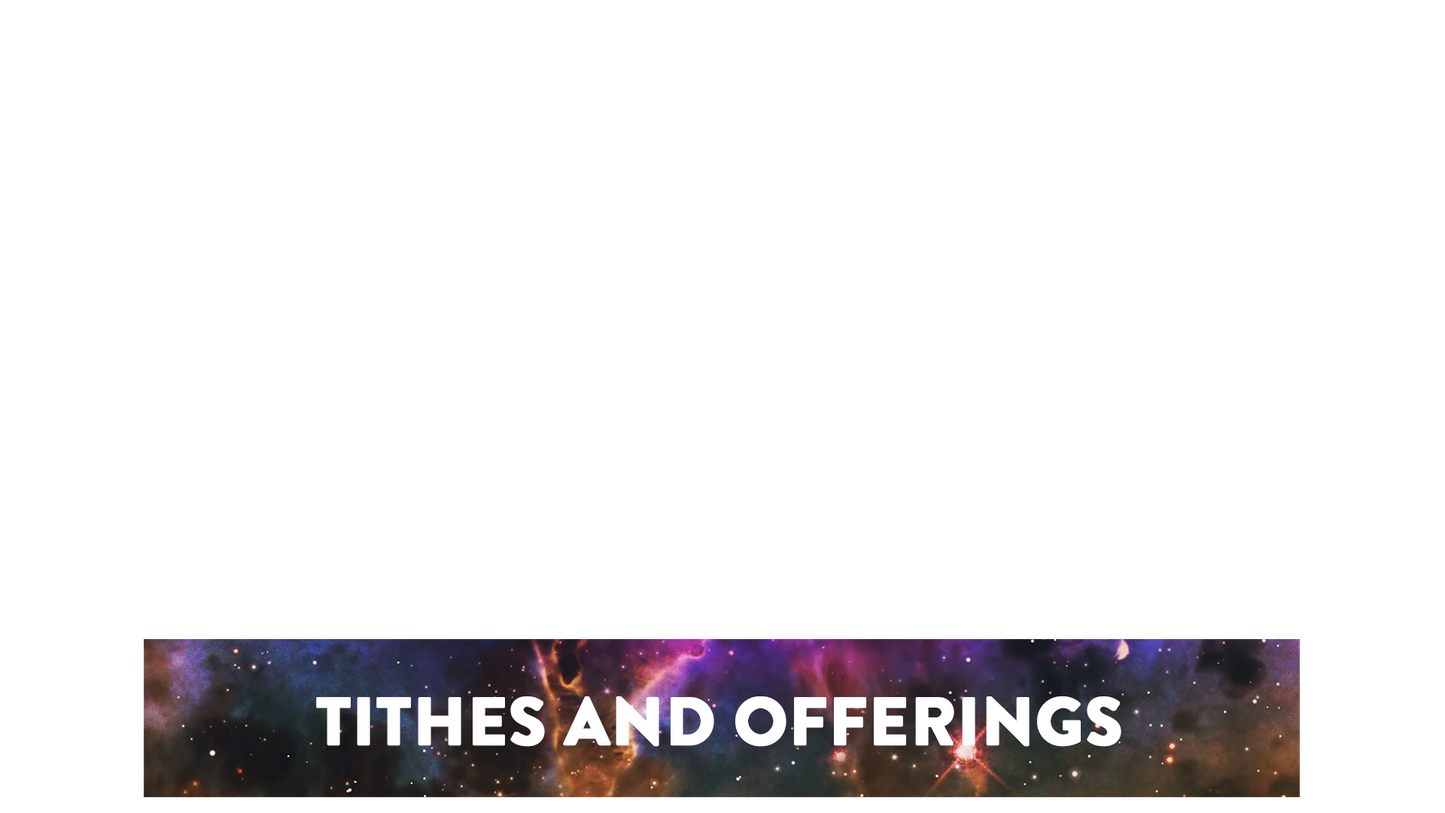 Colorful Space Lower Third Tithes Offering