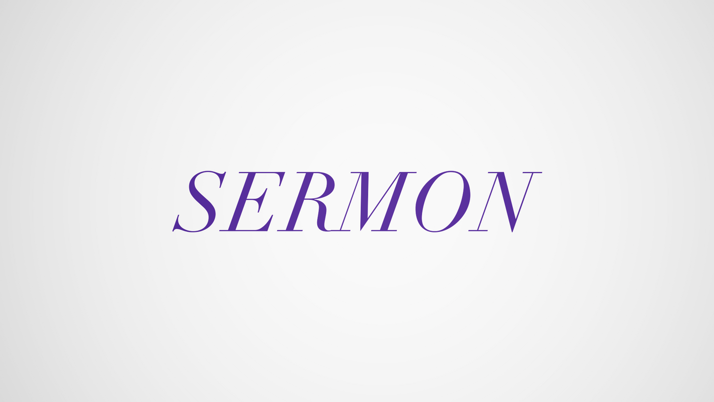 Celebration Sermon