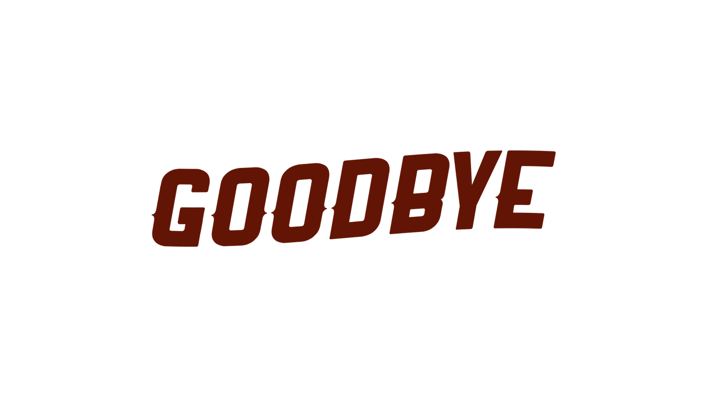 Turkey Day Goodbye