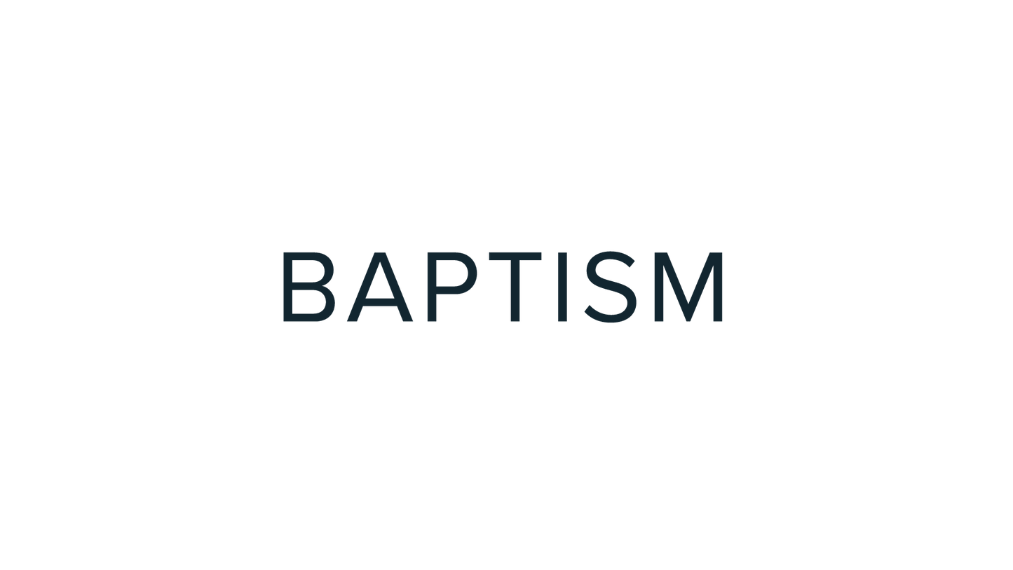 Holy Week Easter Baptism