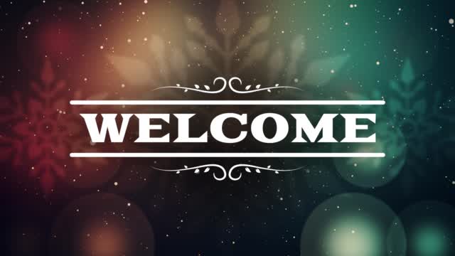 Vintage Christmas Welcome 02