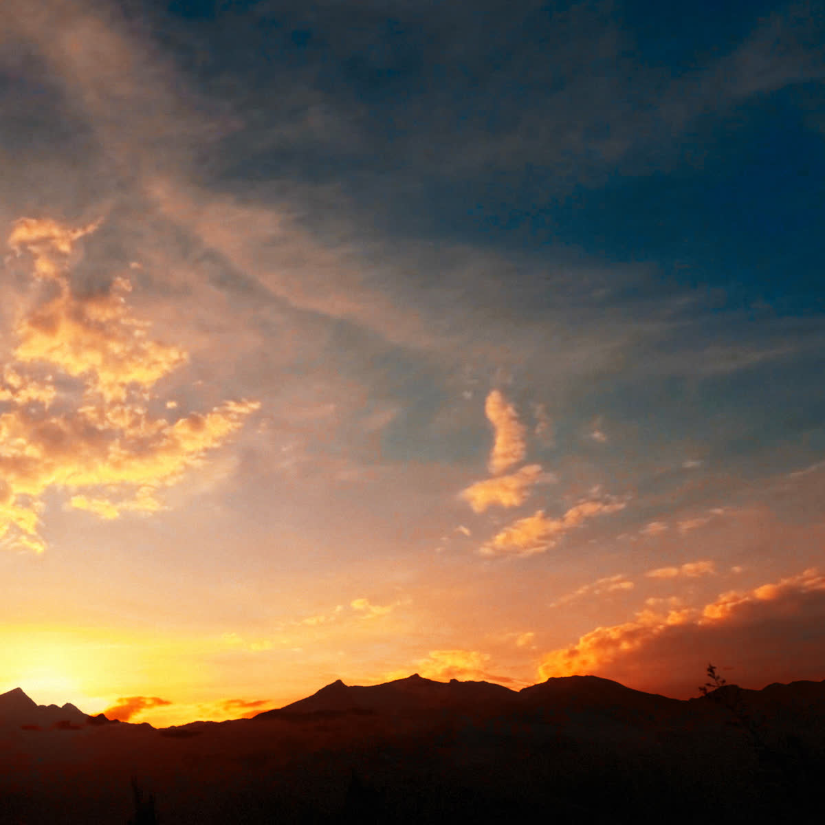 Dramatic Horizons Sunday Blank
