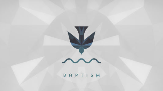 Geometric Glow Baptism Still