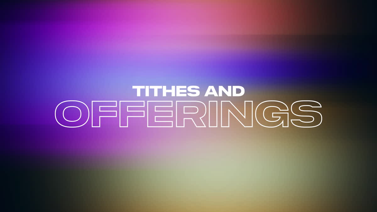 Faded Light Tithes and Offerings