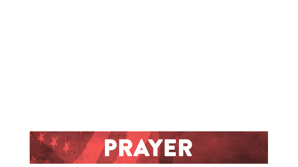 Veterans Day Flag Lower Third Prayer