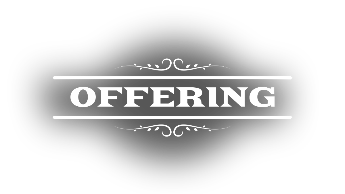 Vintage Christmas Offering Transparency