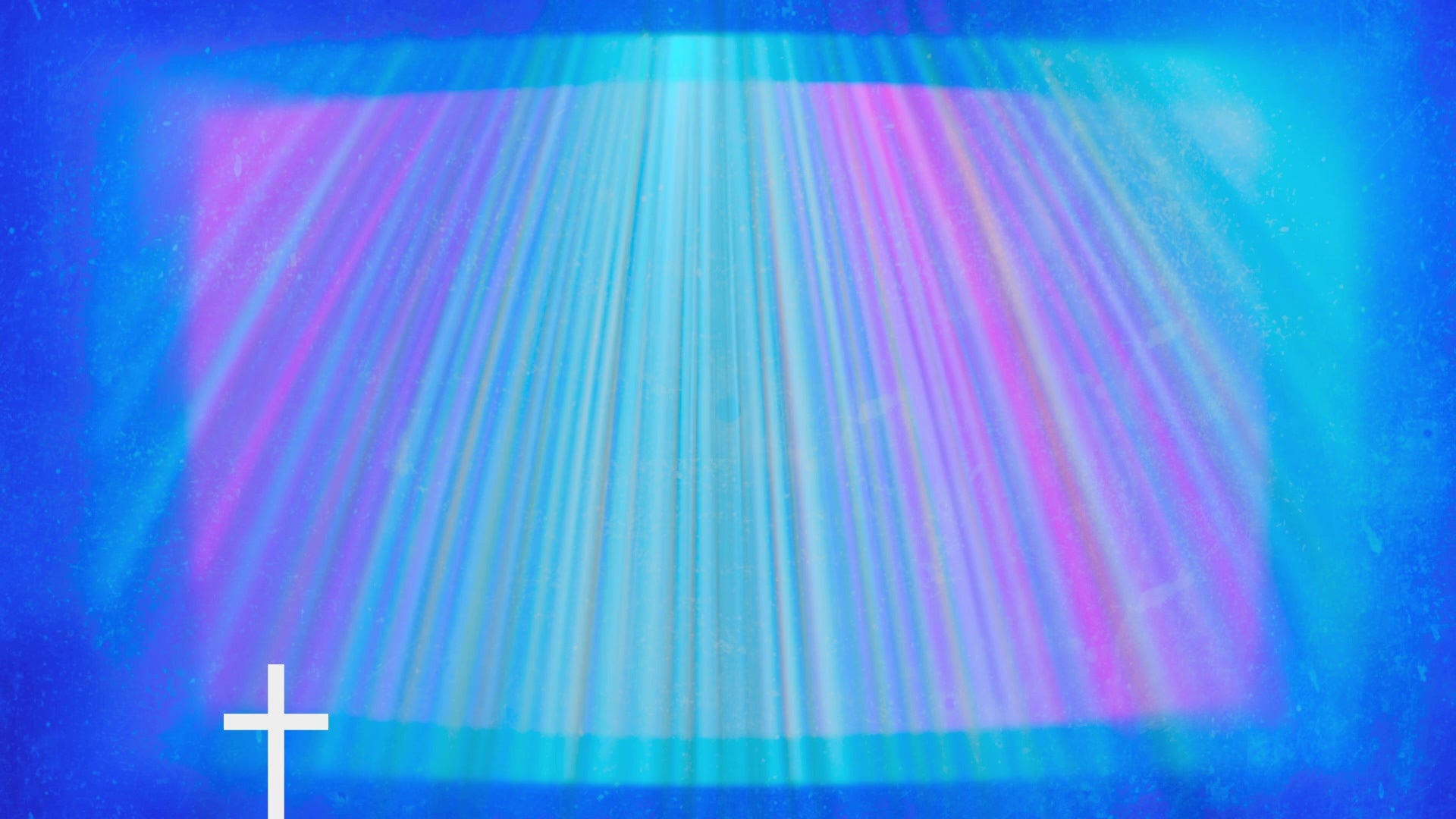 Chromatic Light Blue Light Cross Still | Shift Worship