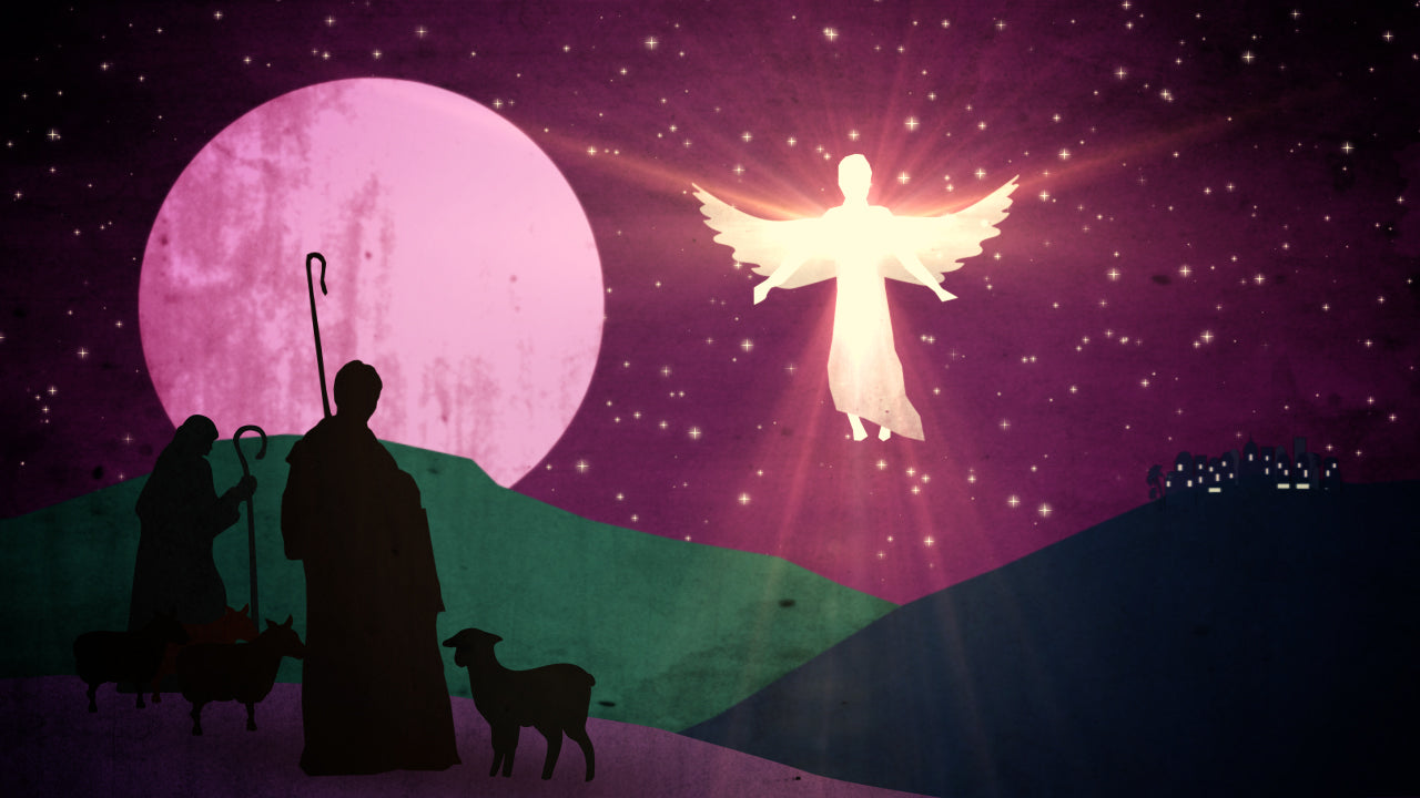 Shepherds and Angel Still