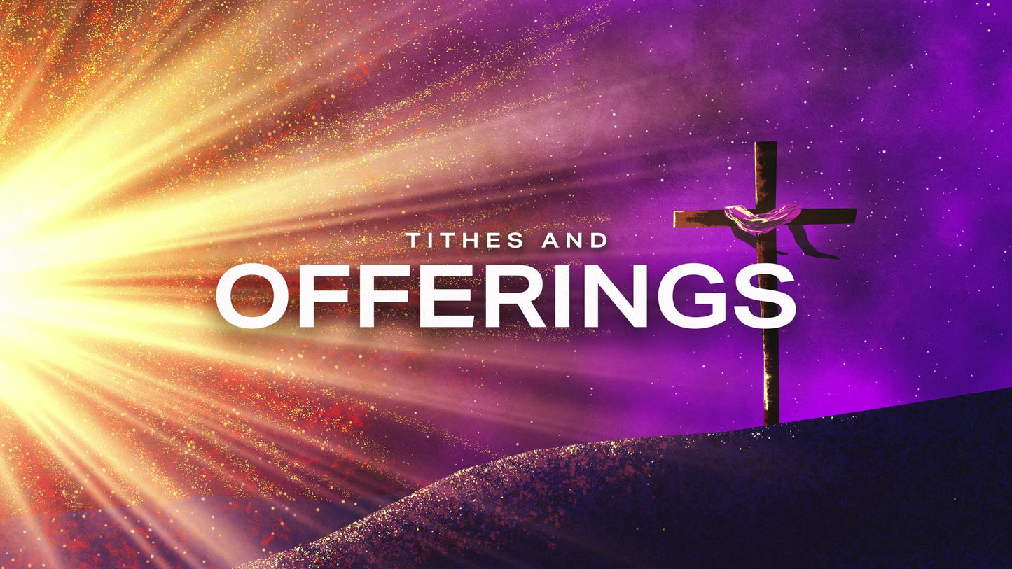 Easter Risen Again Tithes And Offerings