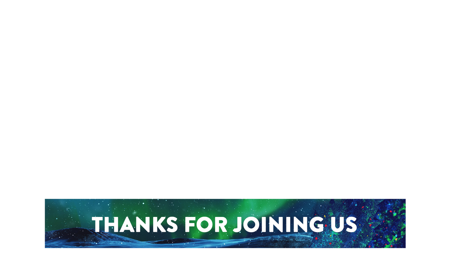 Glorious Christmas Lower Third Thanks For Joining