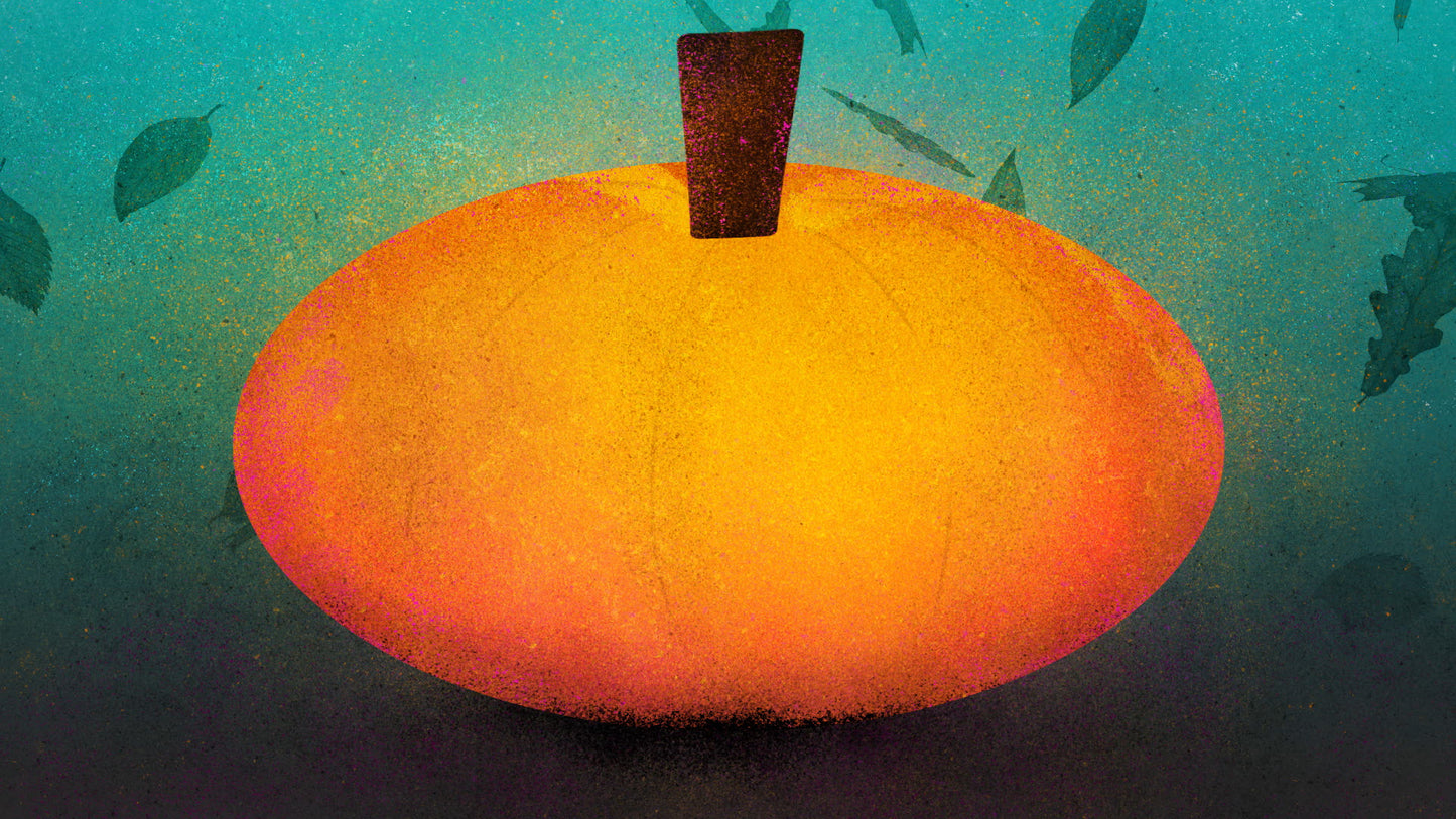 Painted Autumn Pumpkin 01 Still
