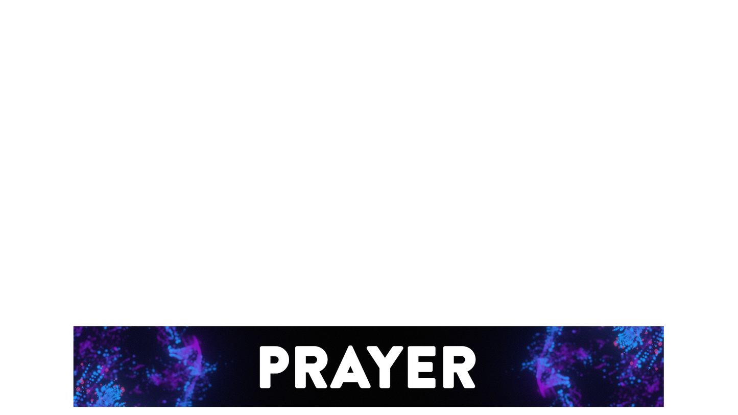 Deep Glow Lower Third Prayer