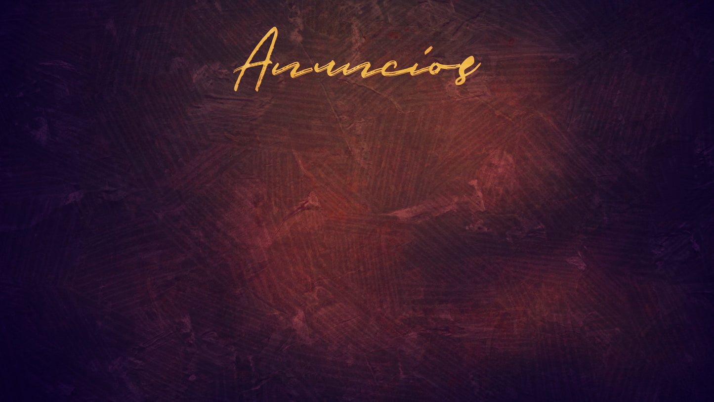 Fall Into Grace Announcements Still - Spanish