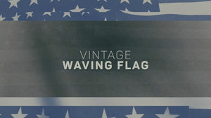 Vintage Waving Flag