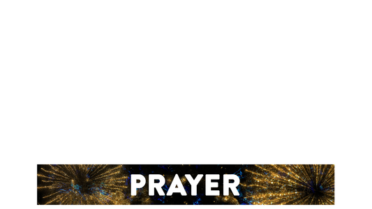 Sparkle Lower Third Prayer Transparency