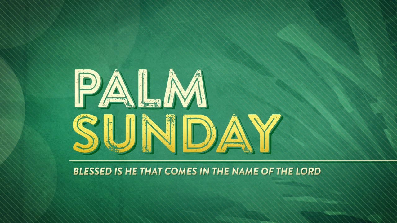 Palm Sunday Branches Title Still