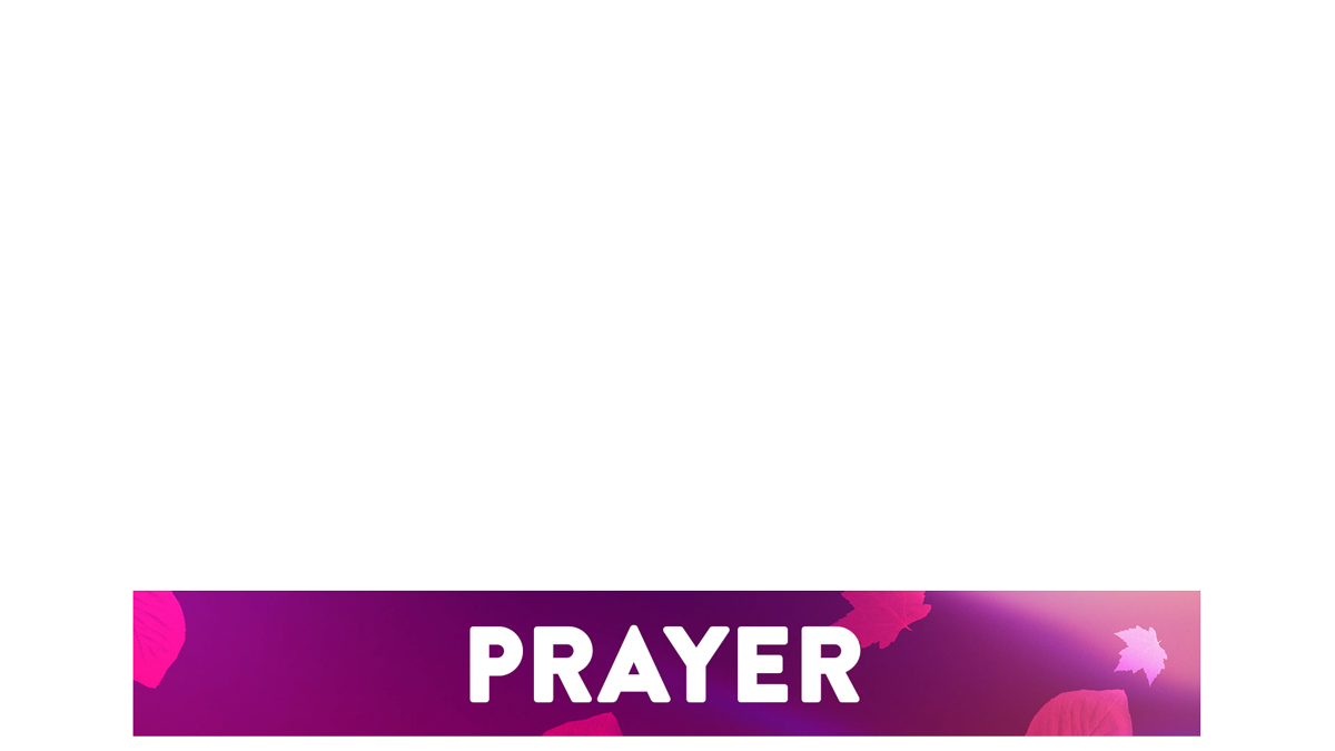 Light Leaves Lower Third Prayer Transparency