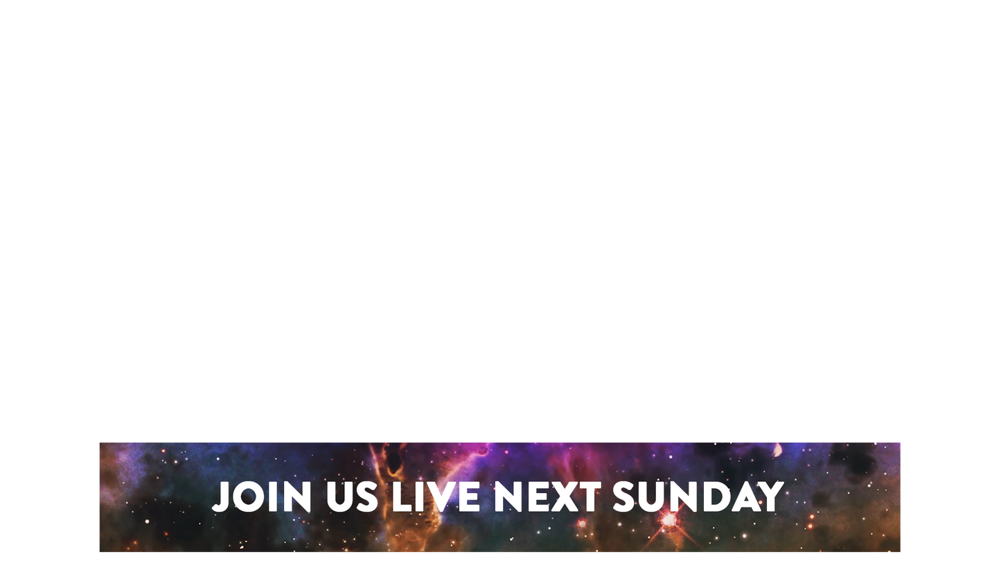 Colorful Space Lower Third Next Sunday