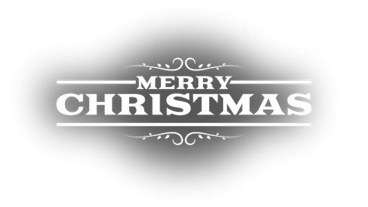 Vintage Christmas Merry Christmas Transparency