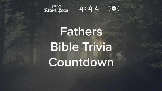 Lumberjack Dad Trivia Countdown