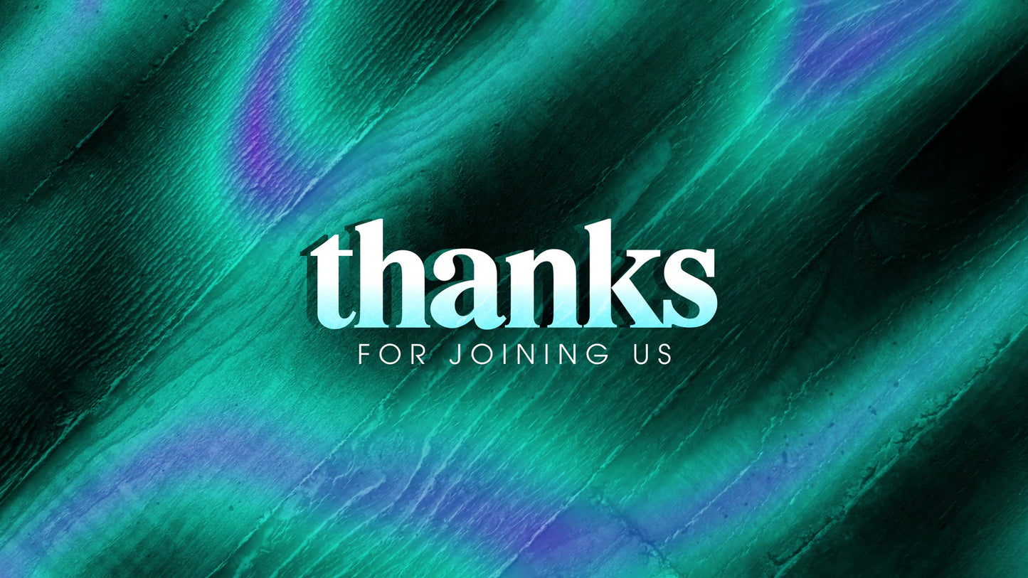 Wooden Gradients Thanks For Joining Us