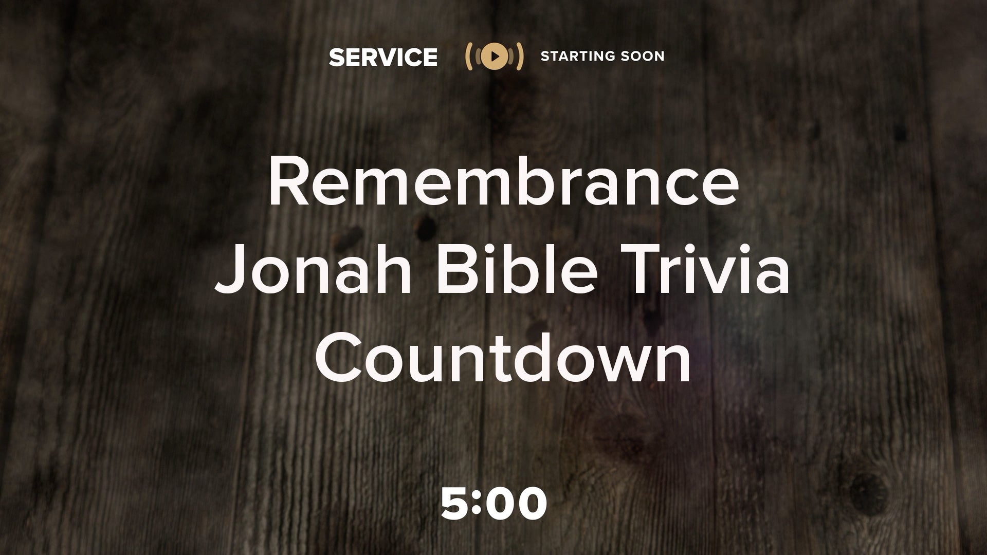 Remembrance Trivia Countdown Video | Shift Worship