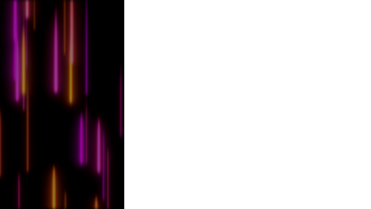Neon Rain Lower Third Left Blank